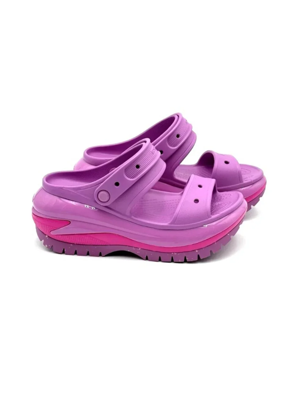 Crocs Classic Mega Crush Sandal Juice High Women's Size 9 Bubble Gum NWT